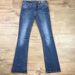 Miss Me Bootcut Jeans Sz 25 Flap Pocket JW6060B2V